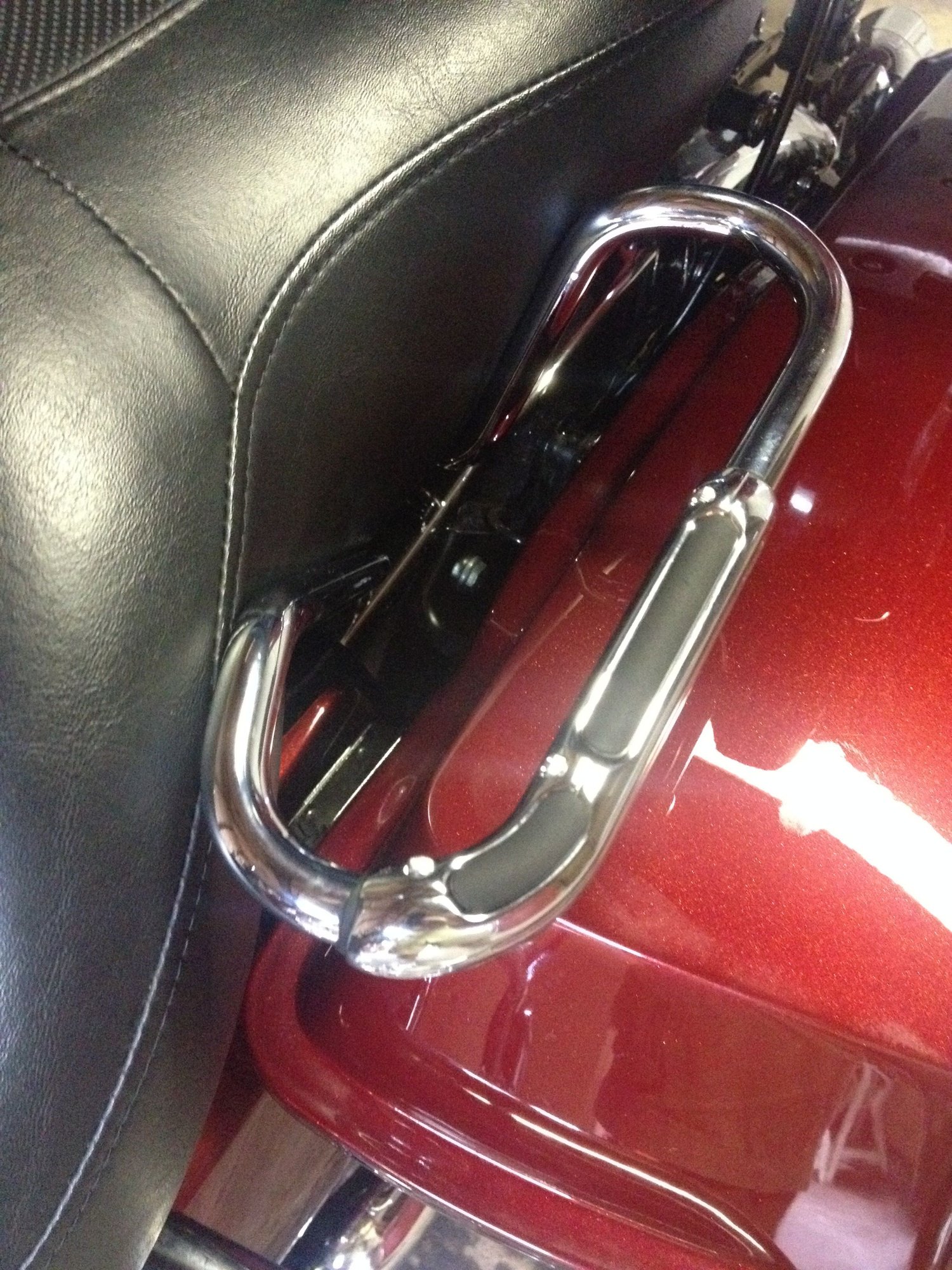 Passenger grab rails/handles Page 2 Harley Davidson Forums