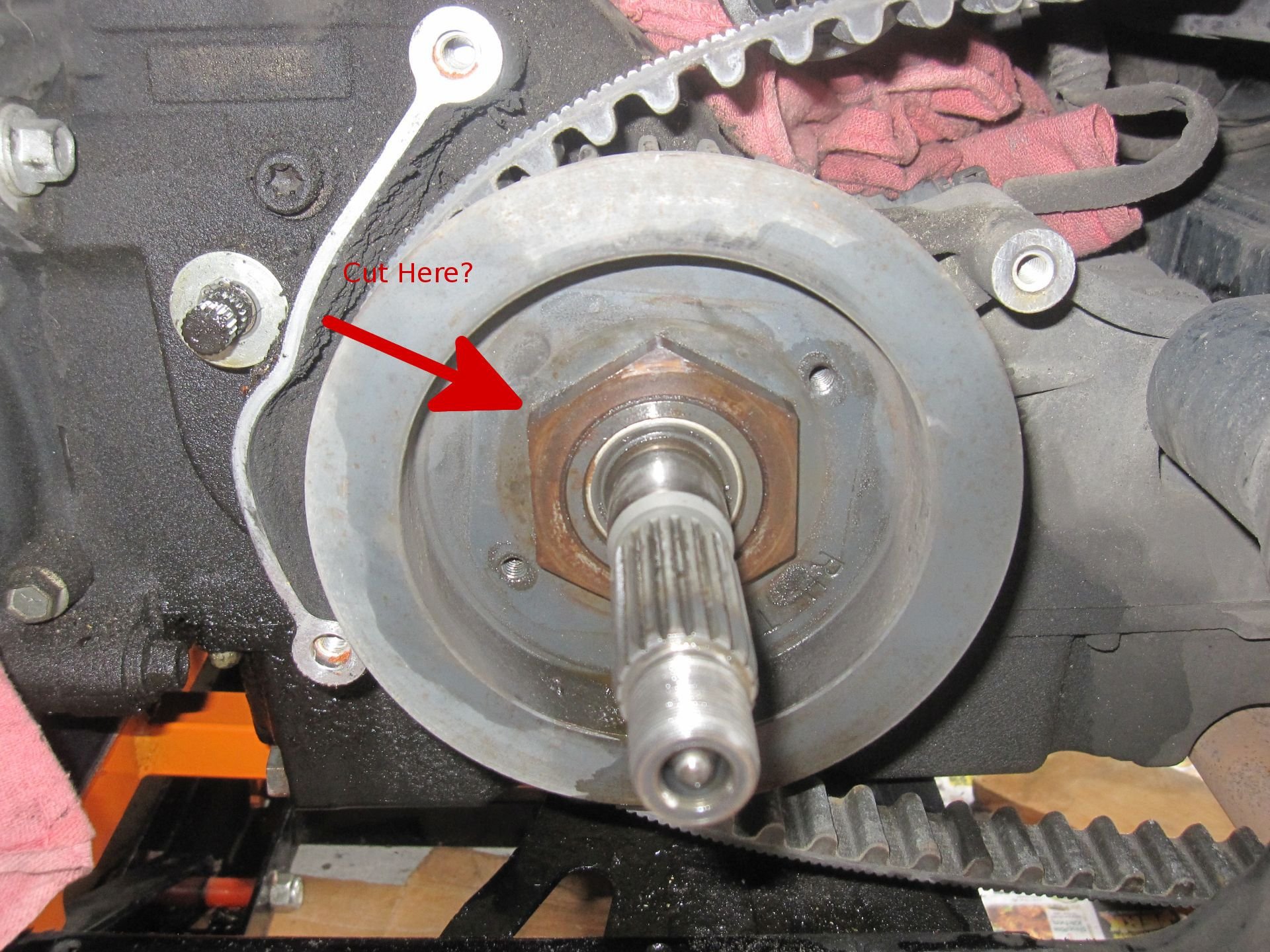 Transmission Sprocket Nut Stuck Harley Davidson Forums
