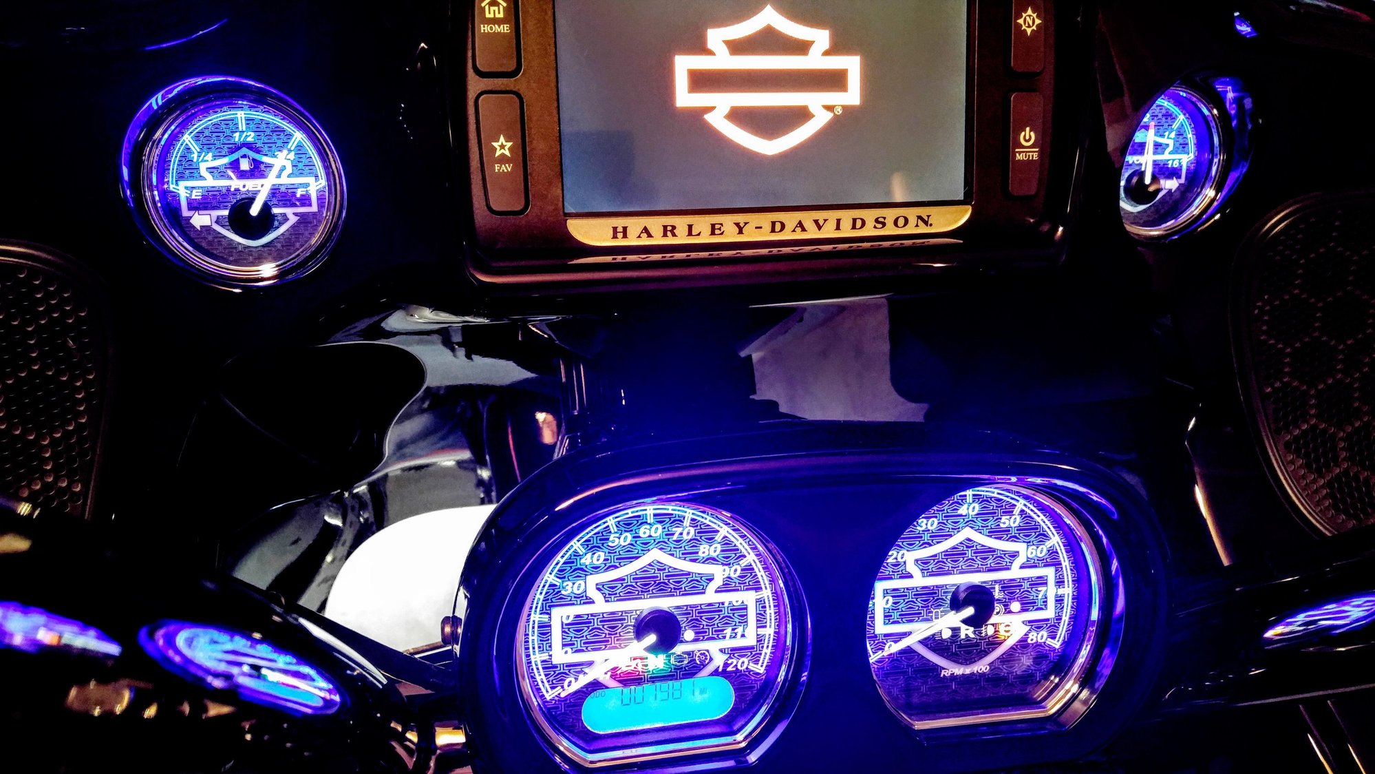 Show us your LED gauge mods Page 5 Harley Davidson Forums