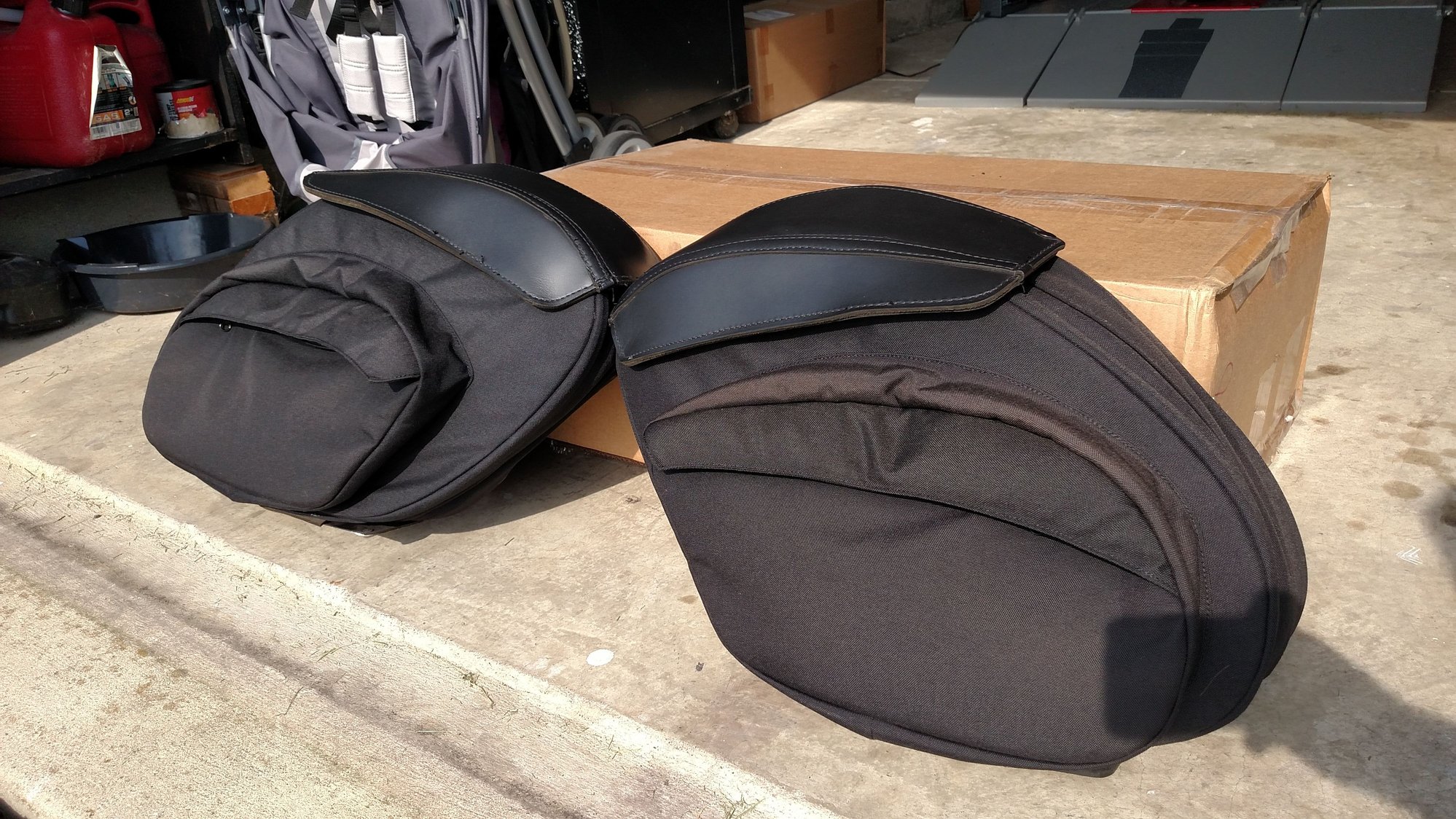 Leather Pros FXDXT Saddlebags Harley Davidson Forums