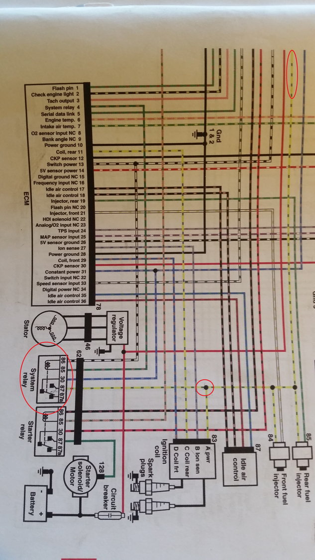 No power to fuel pump fuse - Harley Davidson Forums