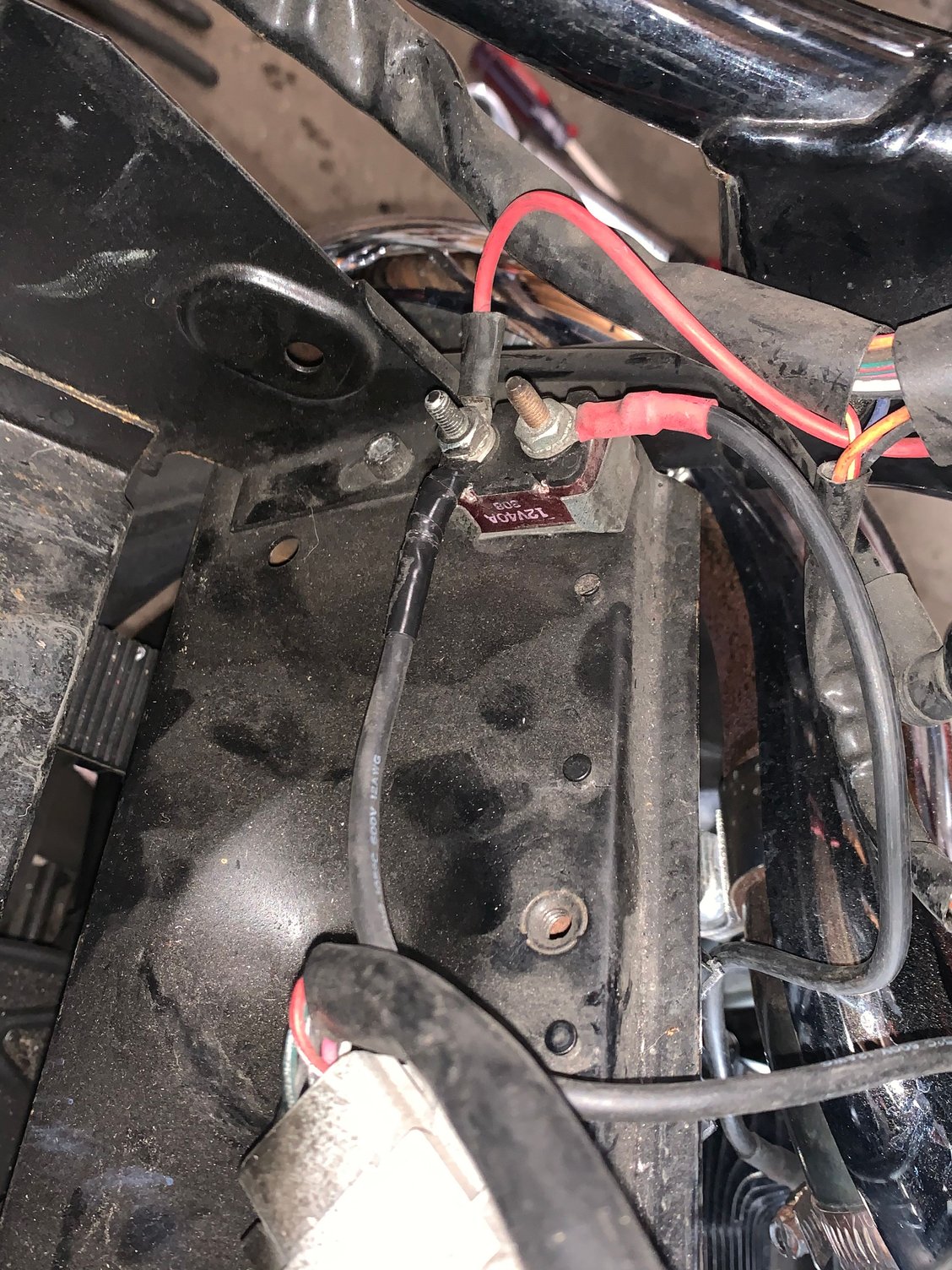 Battery wires melting terminal Harley Davidson Forums