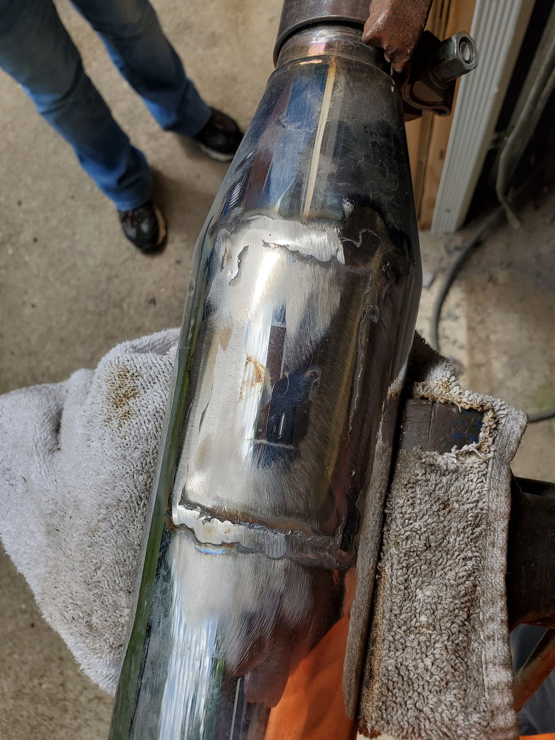 Removed cat from Deluxe exhaust Harley Davidson Forums