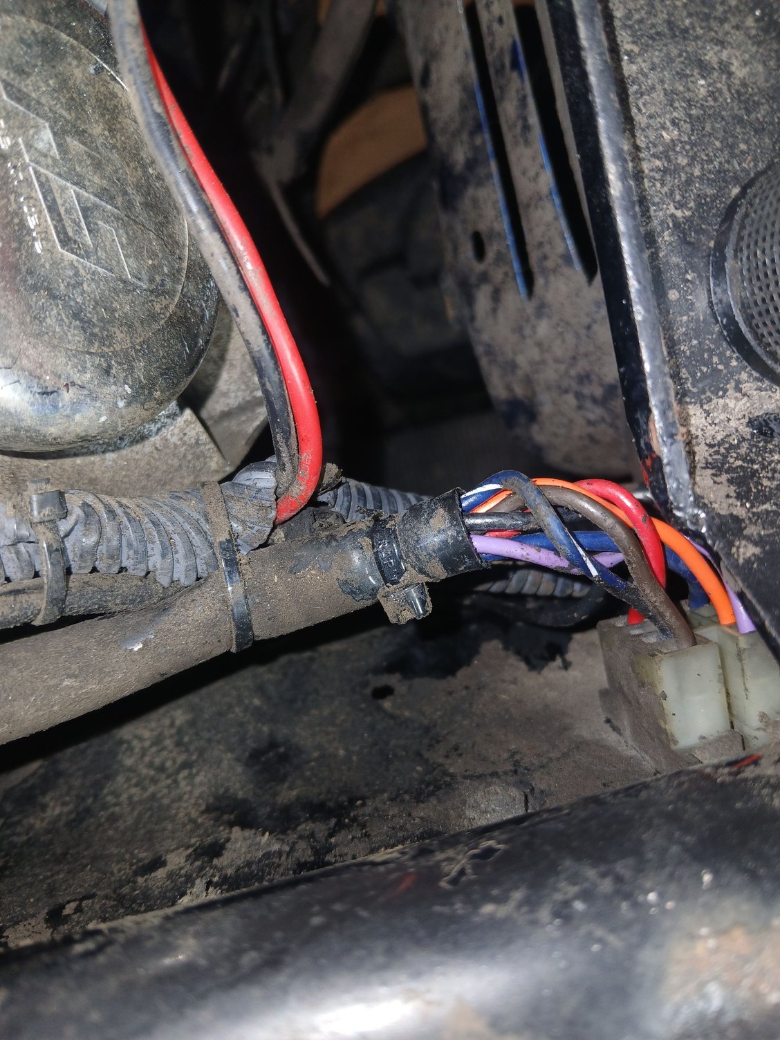 This harness is going into the trunk hooked up to a relay.