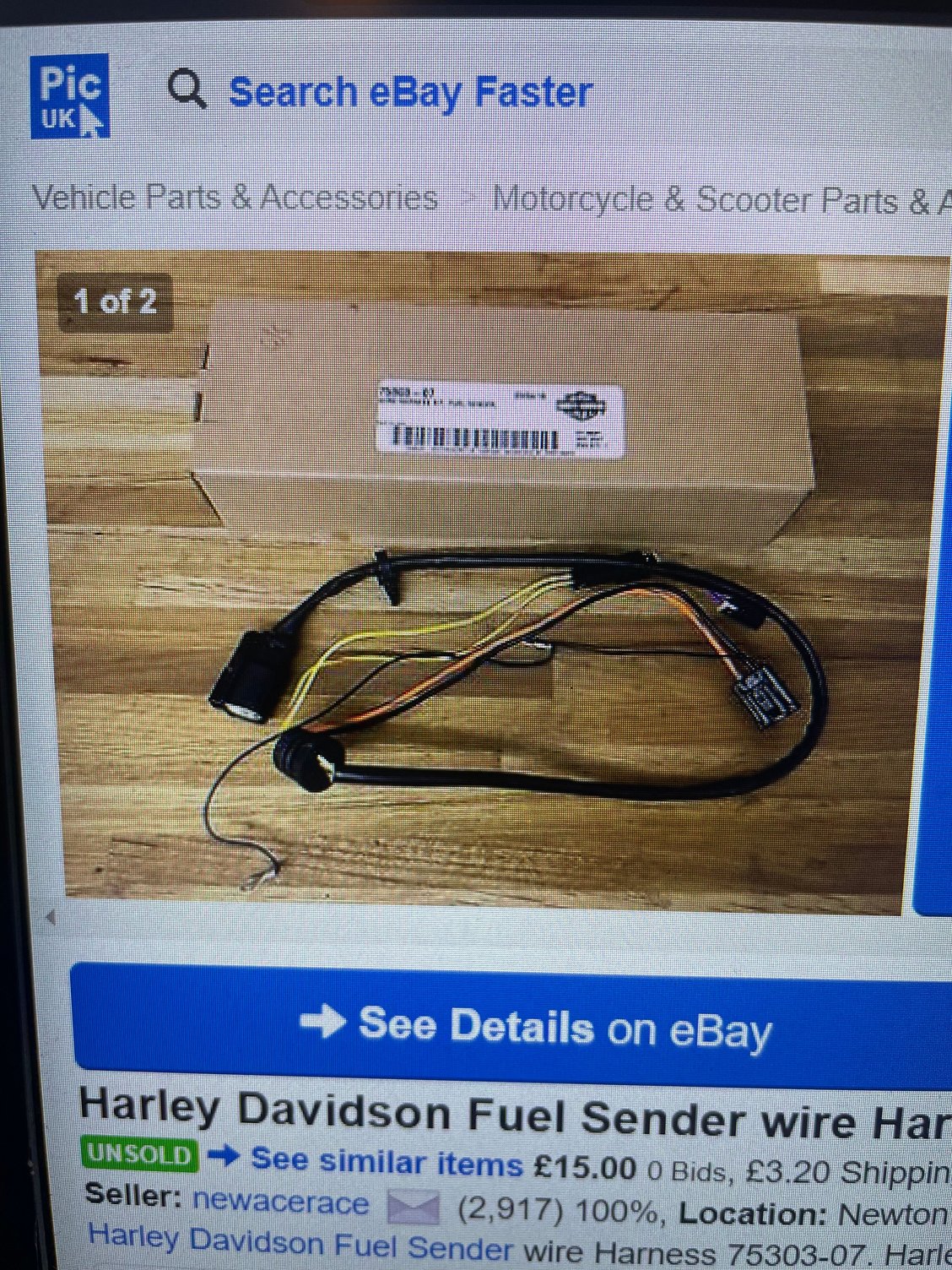 Fuel sender part Harley Davidson Forums