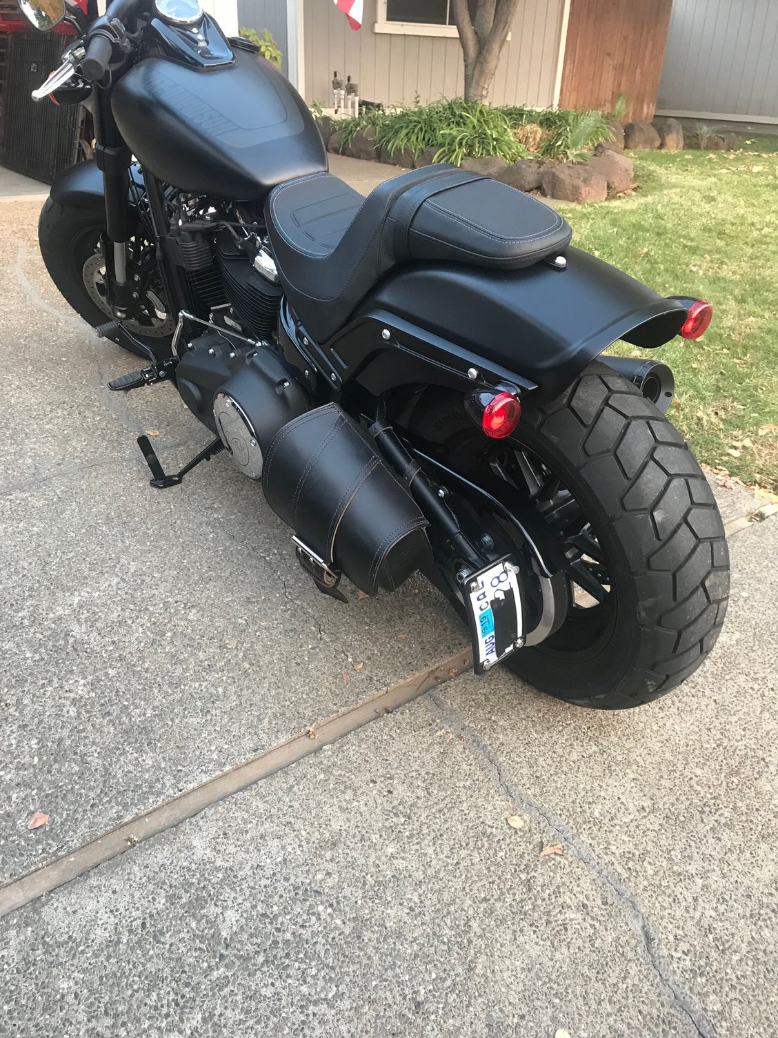 softail license plate relocation kit