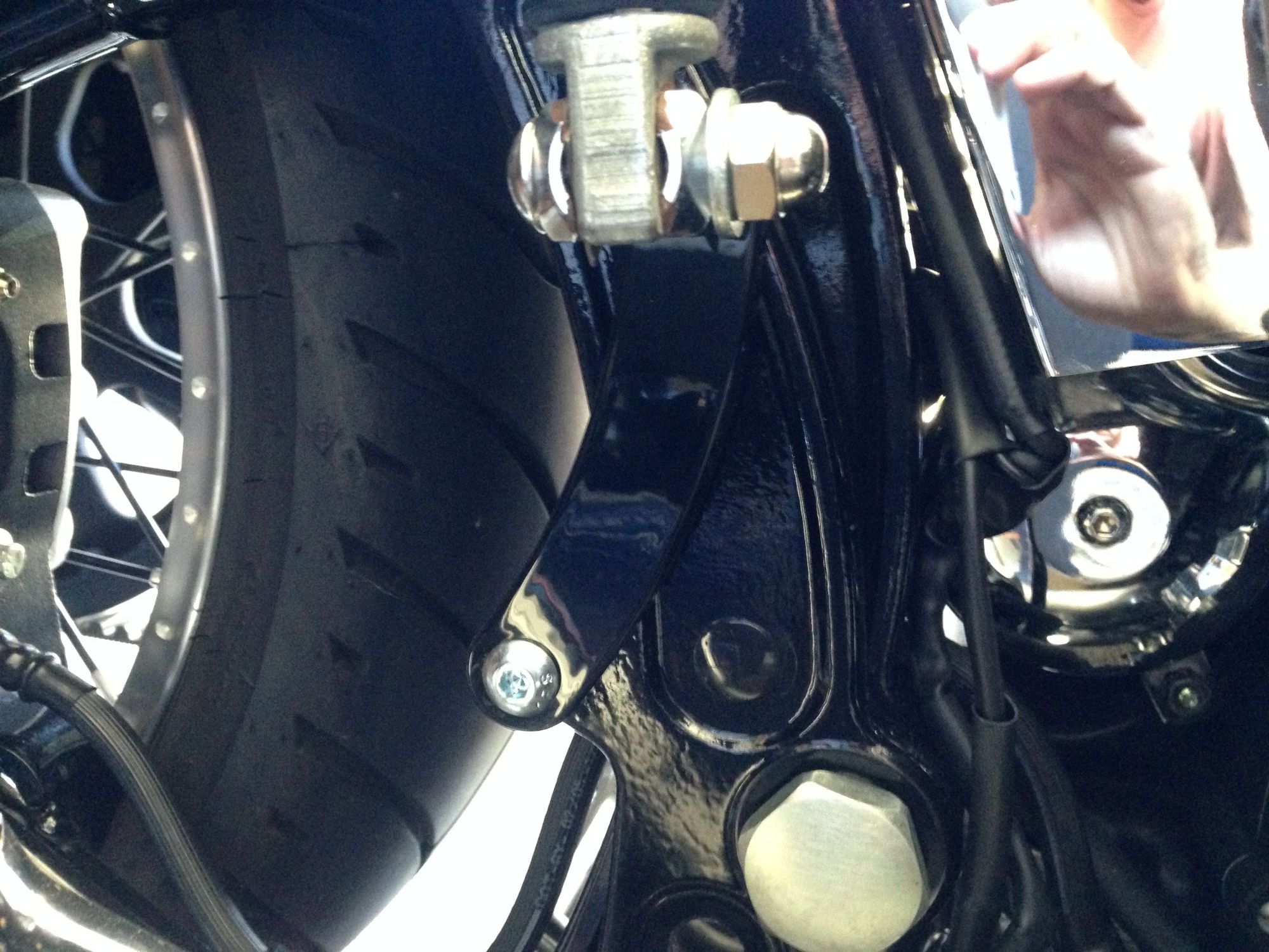 Passenger foot peg relocation Page 2 Harley Davidson Forums