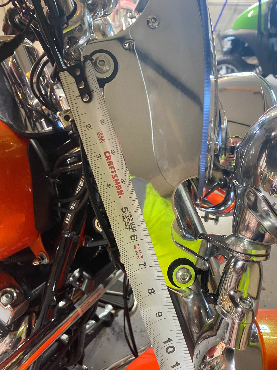 Harley fork mounted wind deflectors Harley Davidson Forums