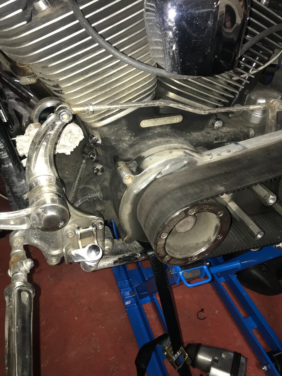 Softail Deuce primary oil leak?? Harley Davidson Forums