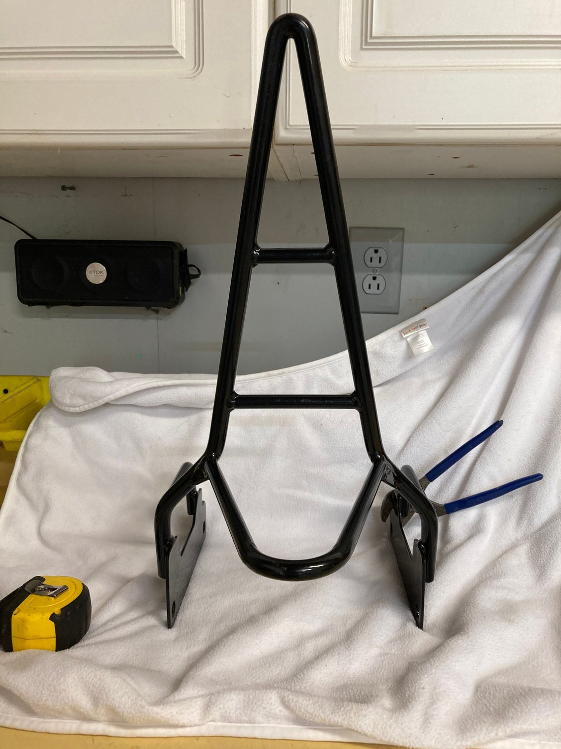 Edward Ritchie Custom Traveller Sissy Bar 18+ Low Rider Harley