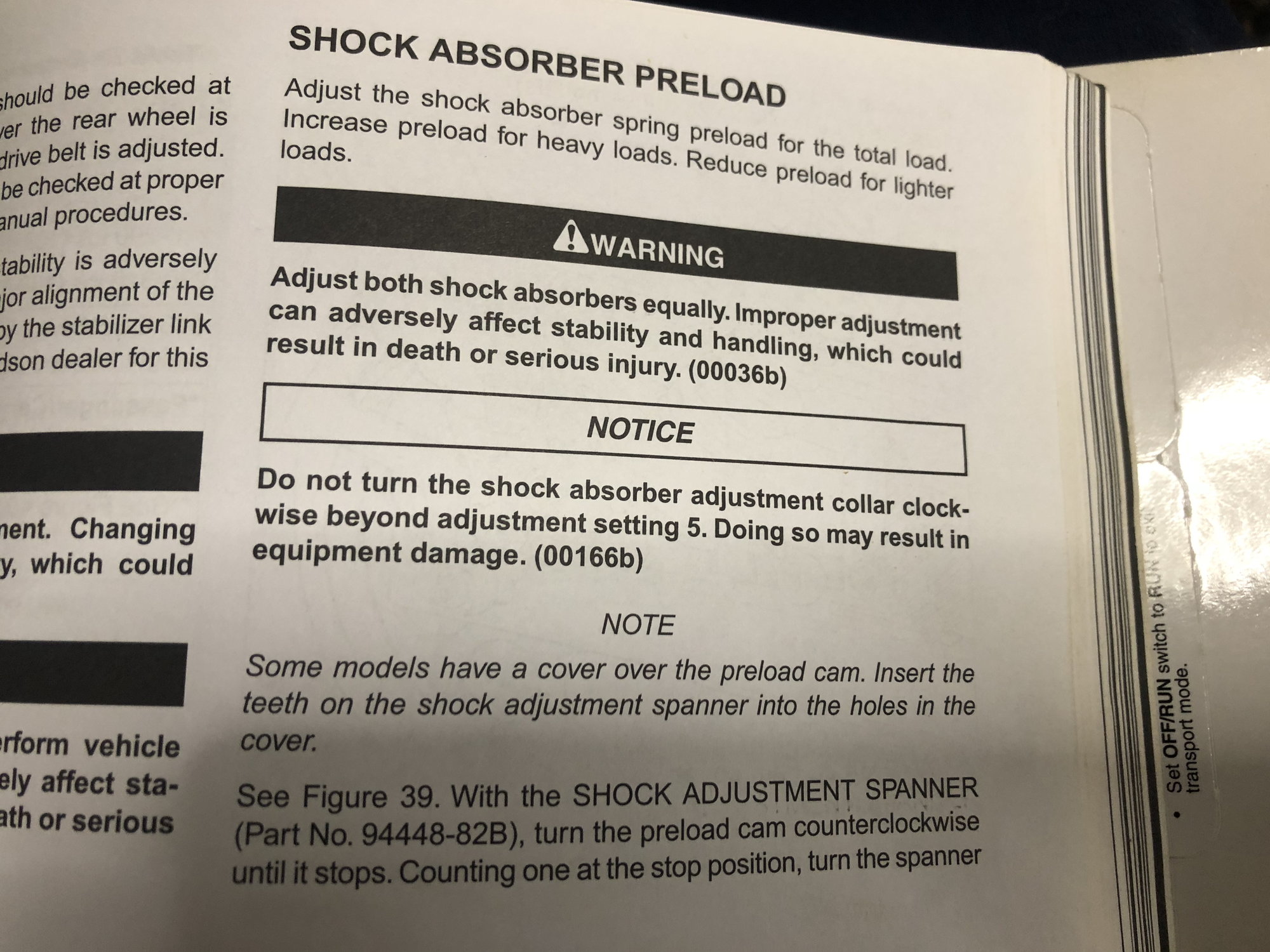 Shock Adjustment Spanner 94448-82B