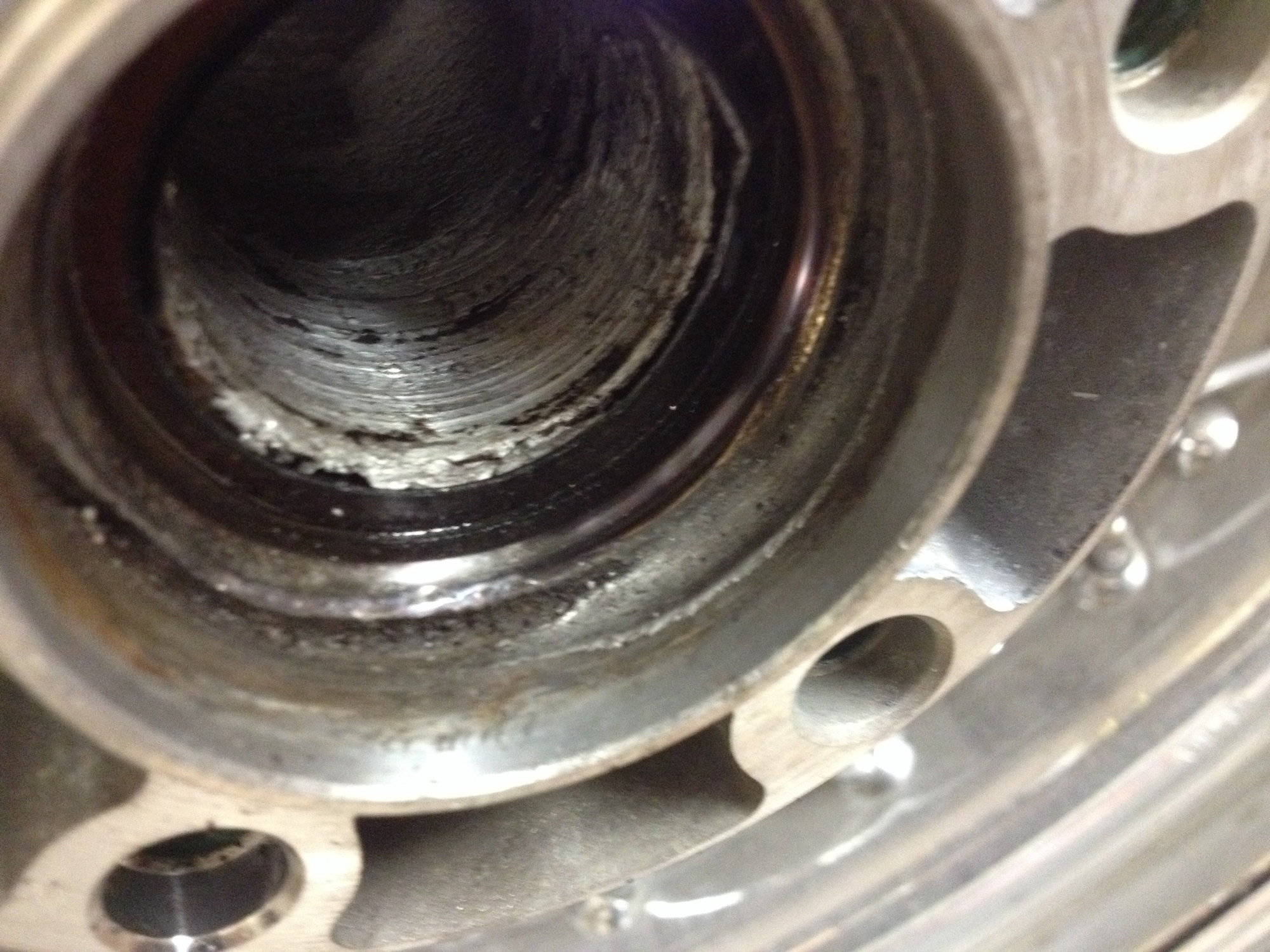 Rear wheel bearing damaged wheel. Now what Harley Davidson Forums