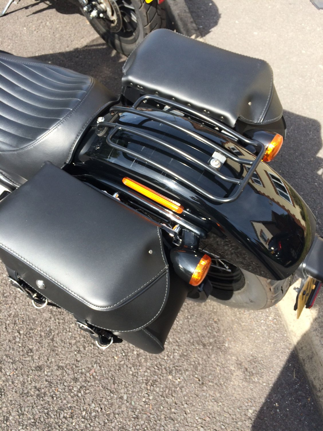 softail slim bags