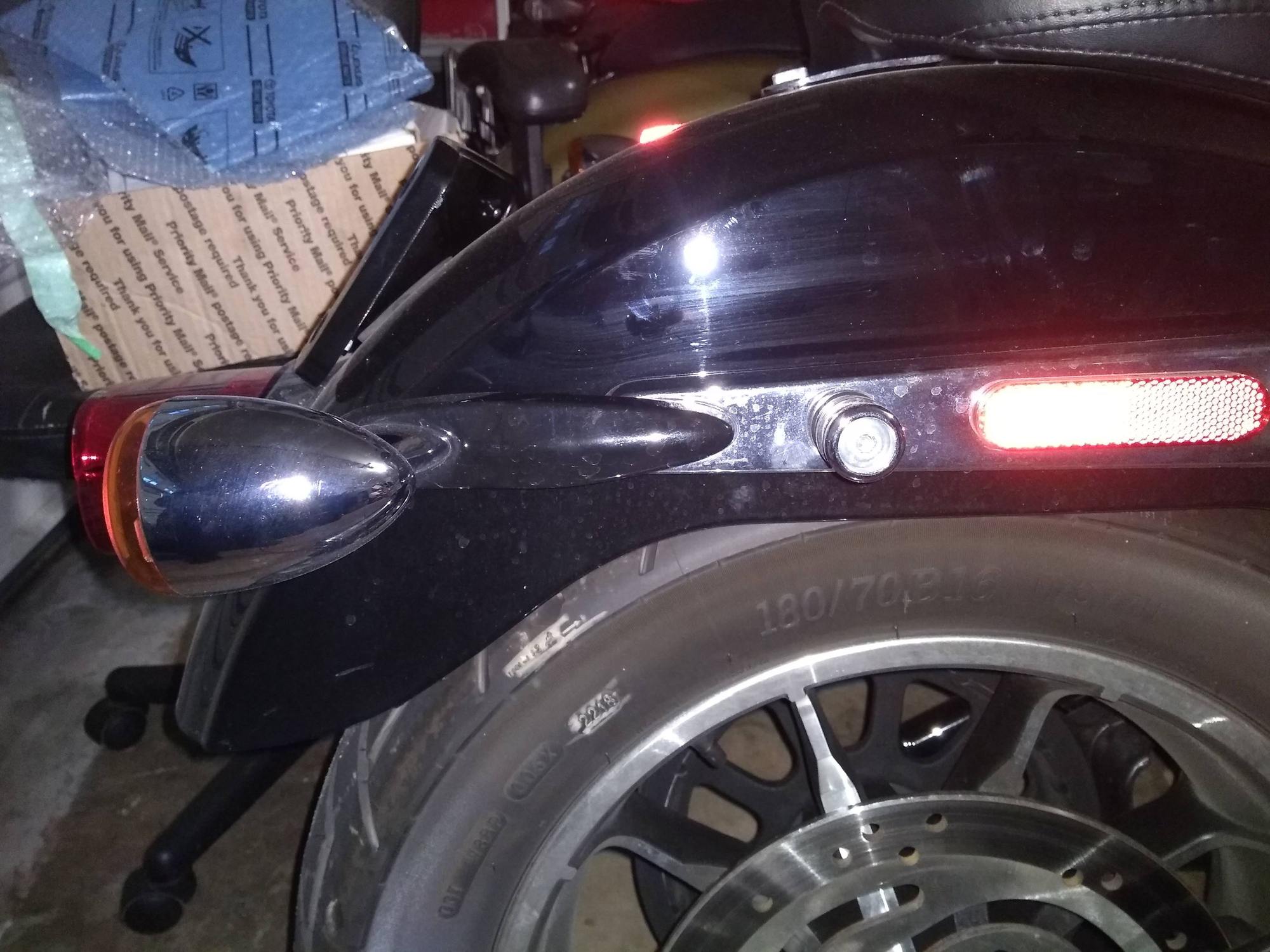 Turn Signal Relocation Kit Harley Davidson Forums