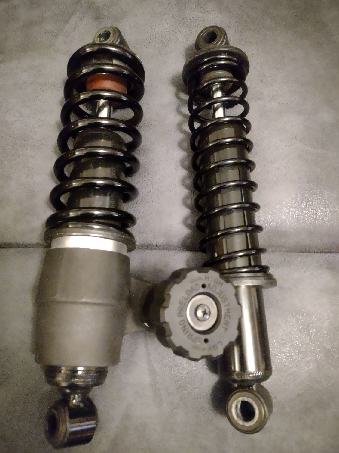 12" Harley adjustable premium shocks Harley Davidson Forums