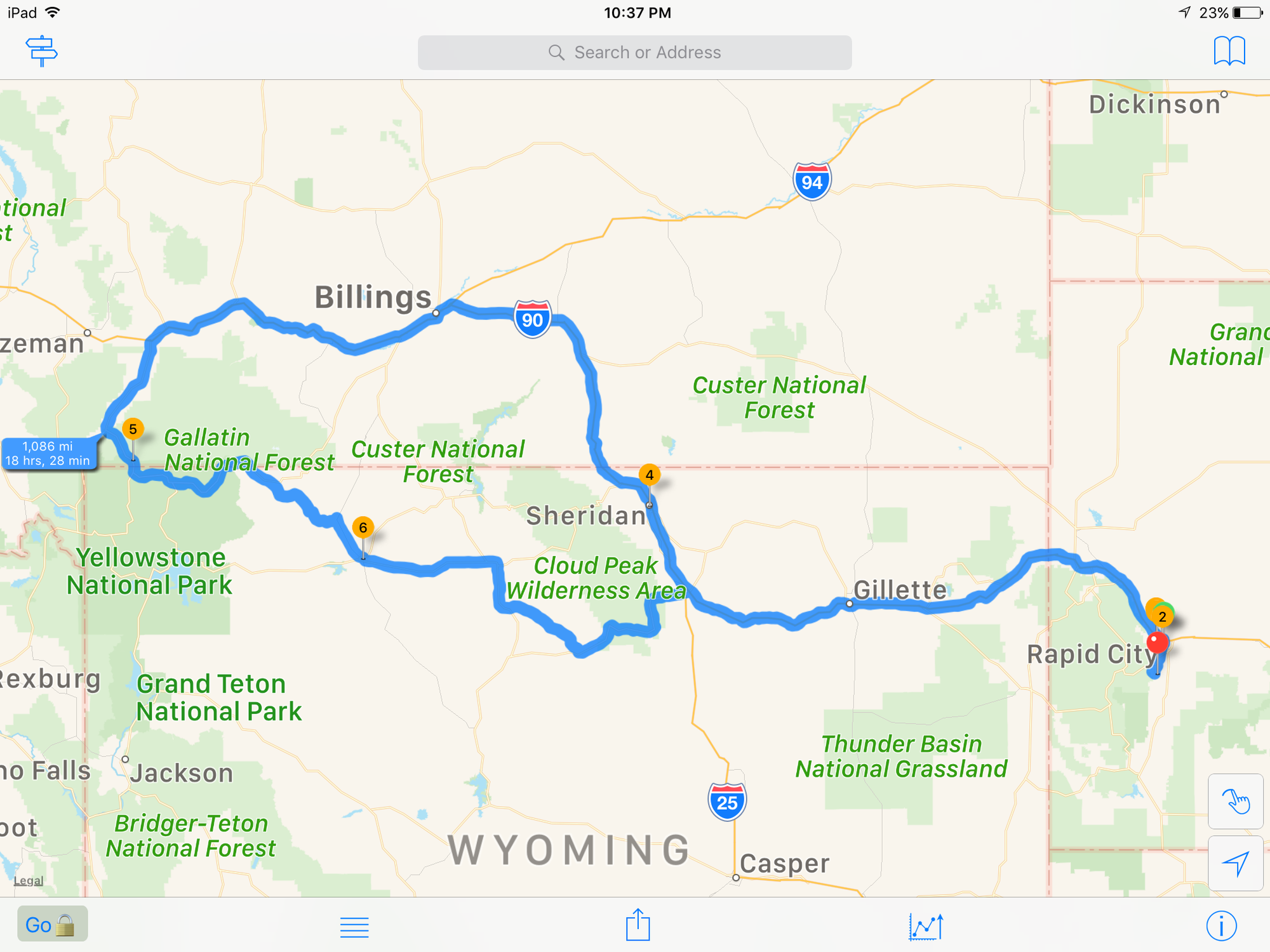 denver airport to rapid city sd drive