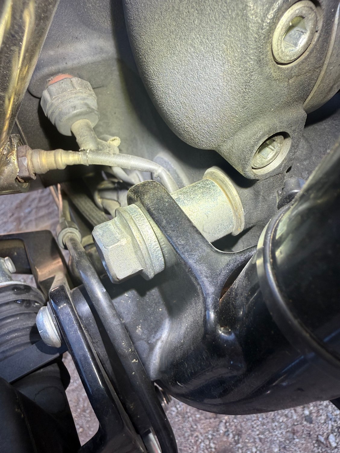 I understand the oem push on style, because mine is so close to touching my O2 sensor, I want to shorten the stud, remove the push on plug, replace with an eye terminal and rubber boot like used on Chevy alternators. I bent the O2 sensor housing a wee bit for some clearance, but I want to do the terminal change the next time the exhaust comes off. I�m just trying to collect parts before hand