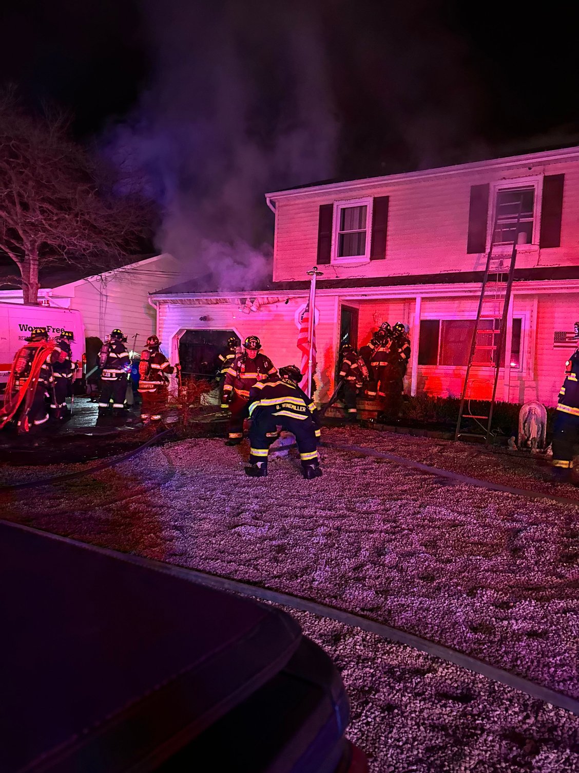 The night the garage caught on fire February 10th 2024 11:30 PM