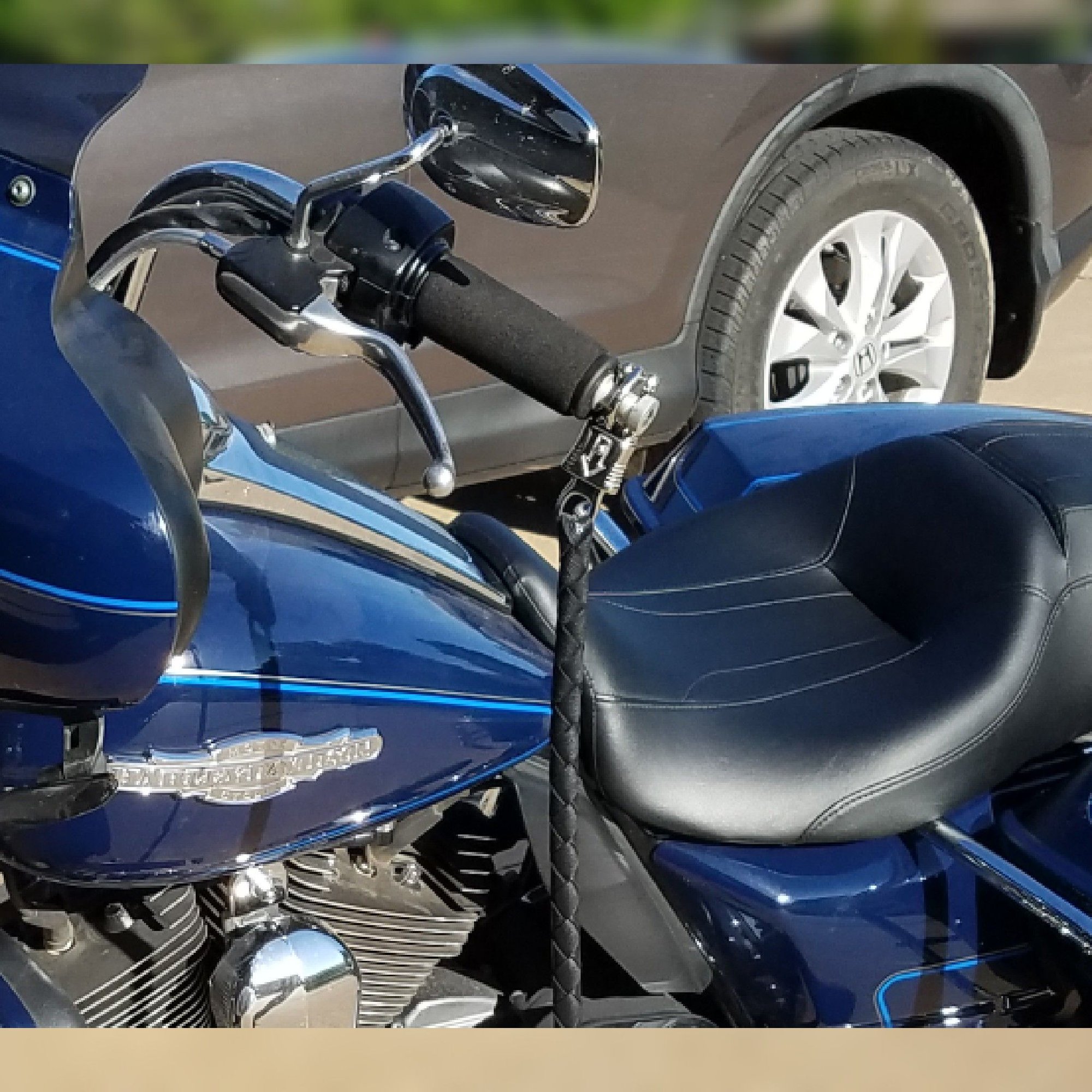 harley davidson handlebar whips