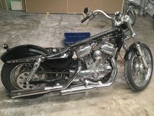 Seat and tank off, got start with the easy stuff