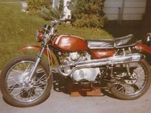 First bike, CL175 Honda