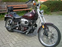 & heirs one that was for sale at an H-D dealer this last summer , in Germany . . .
