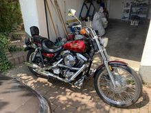 looks pretty original except for the forward controls & Supertrap Mufflers, owner states the originals are included in the sale . . . 