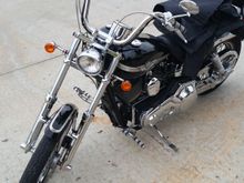 How she started. Only mods were V&H Longshots,  SE AC, and I had to go in and "tweak" the carb (needle and jet kit).