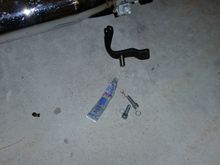 anti seize, bolts p/n: 43214, and lock washers p/n: 7045