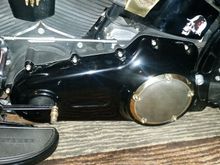 Installed new derby cover with brass accorn nuts