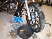back up on lift... to fix the lines and got fed up with the mismatched sliders... sanded and polished the RH slider to mirror finish like the LH slider.