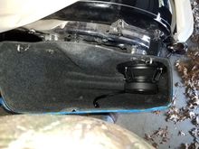 Amp will be where the wire is going.

More room left than i thought there'd be.