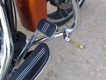 Highway pegs made from .50 cal Brass. Didn't come out a nice as I would have liked.