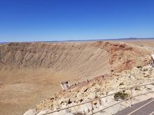 Meteor Crater. In the middle of the Arizona desert along Route 66