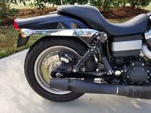 Rear fender height w/ Legend suspension 13" Revo A's