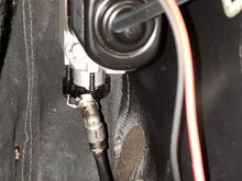 Front mount for pump had clearance issues with the motor.   After mounting, it would strike case while bumping the starter.  Kevin advised he could send bracket options, but it would make the pump visible.  I told him I have a solution.  Mounted in saddle bag.