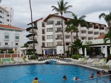 Our resort taken from the Sunset bar.