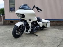 This i what the saddlebag guards look like installed