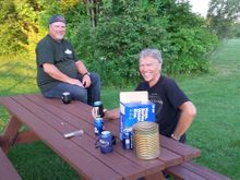 Day 3 - Off the road for the night and time for some refreshments at the motel in Bangor Maine.