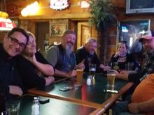 Some of the “Wanderers” the lunch table.