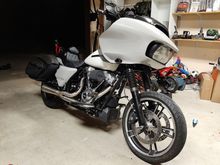 Got the front fairing paint.  All thats left is the tank to paint Porsche chalk