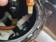 Hose is completely detached.   Still working on it.