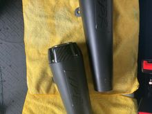 Wear from clamps (hidden by heat shield).