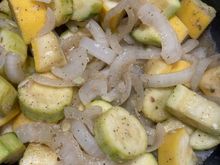 Veg medley, onion, summer squash & zucchini squash