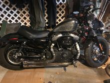 And here you have it! Getting lots of good feedback. It’s not for everyone but I like it. Sounds LOUD and MEAN!! Neighbors are gonna hate me at 5 am on my way to work. Just for you guys/gals out there, don’t be afraid of making your bike “yours”. Just make sure you have enough extra cash to fix your mistakes haha. Happy riding!