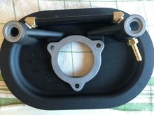 Changed from the photo 3/16 to 1/4 hose. Down hose fitting changed to 1/4 SS tubing 