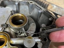 Looking down this hole and nothing 