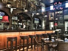 Very cool bar here. They make a strong whiskey soda or five.