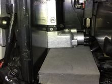 Position of compressor completely hidden 