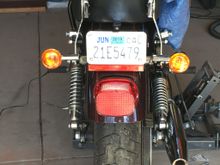 Mounted, painted and connected